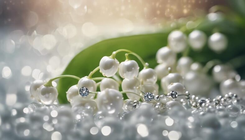 beautiful white lily flower