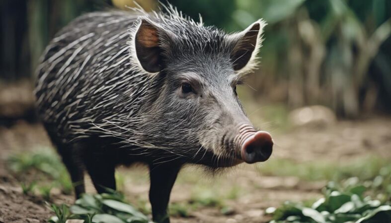 boar with white lips