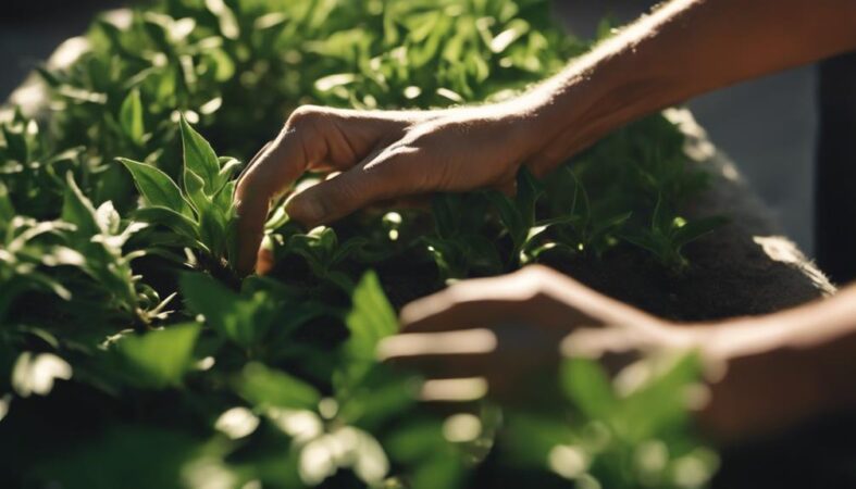 cuidado de los jardines