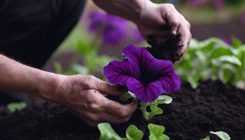 cuidando de rosas negras