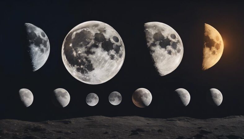 fases lunares observadas detalladamente