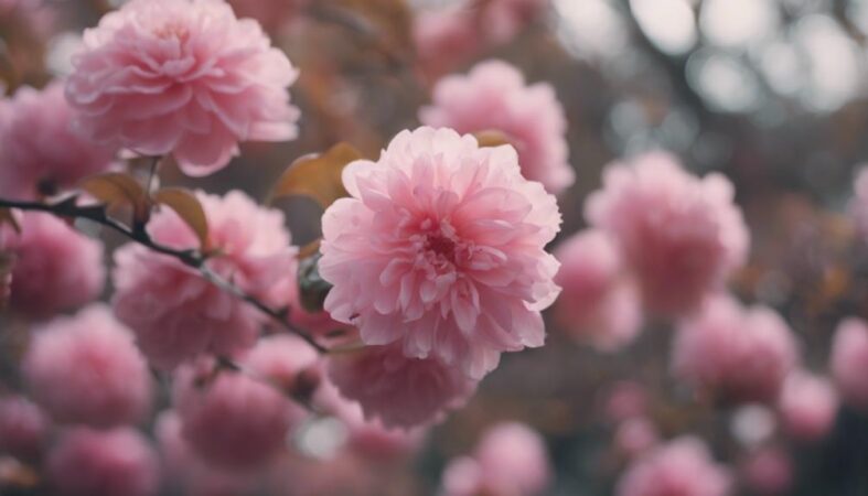 flores rosadas en primavera