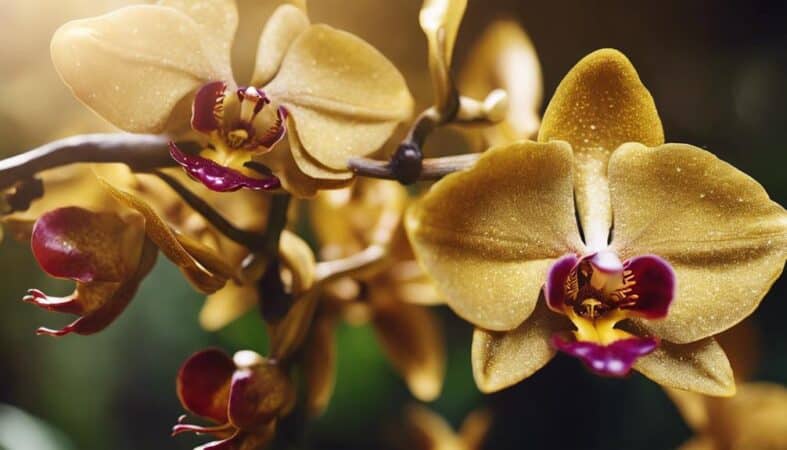 golden kinabalu orchid species