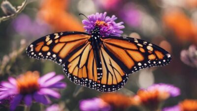 gu a colorida sobre mariposas