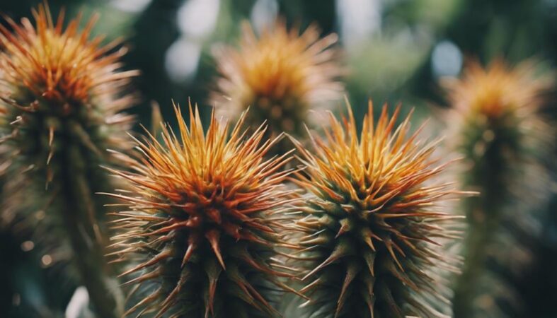 plantas espinosas distintivas