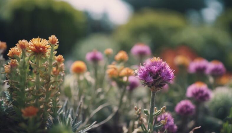 plants and shrubs together