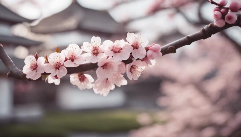 plum blossoms herald spring