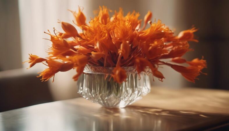 saffron flower in bloom