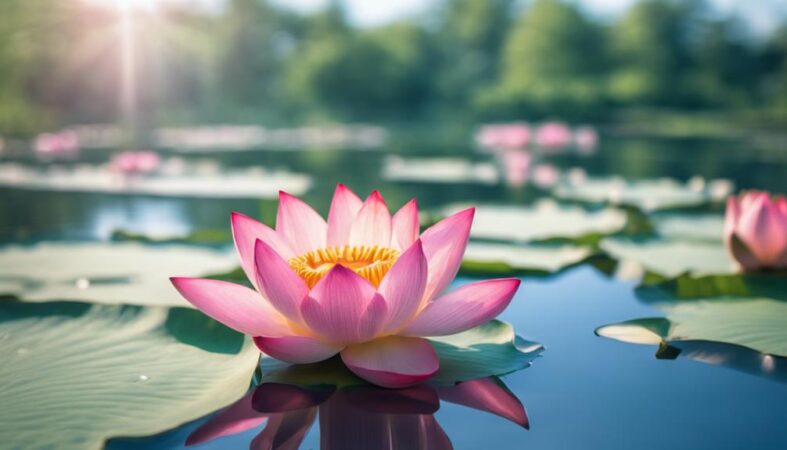 spiritual lotus sacred flower