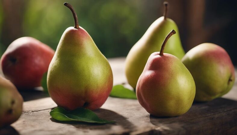 sweet and juicy pears