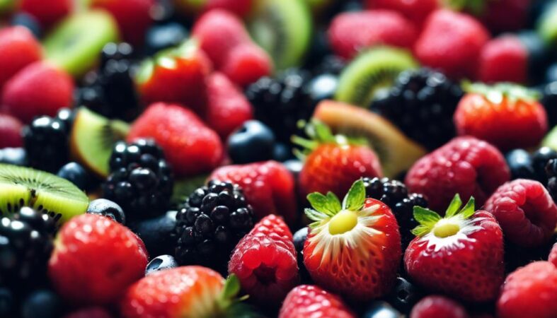 variedad de frutas frescas
