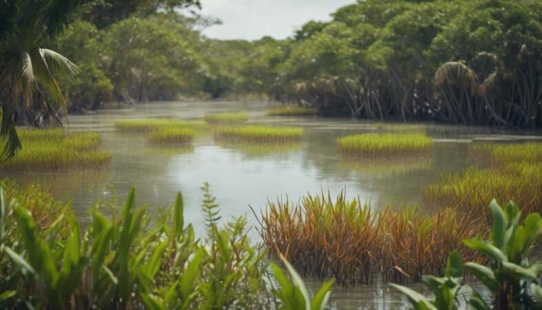 vida silvestre en agua